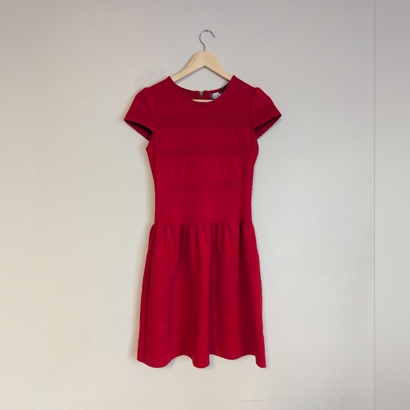 Anthropologie X Girls From Savoy Red Drop Waist Dress - Picture 1 of 4